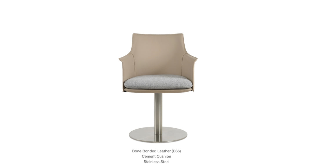 Briancon Round Swivel Armchair Soho Concept