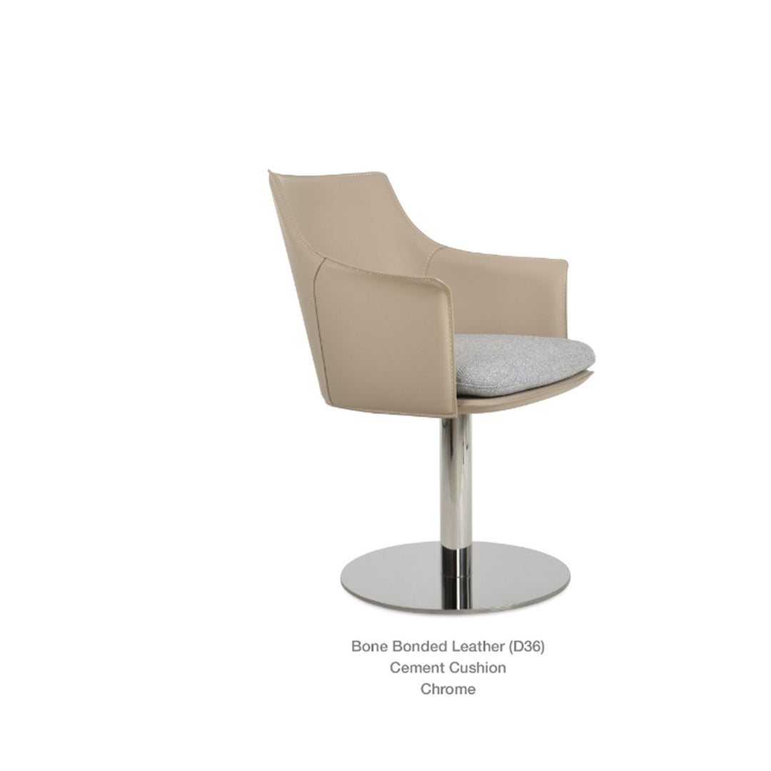 Briancon Round Swivel Armchair by Soho Concept — product view