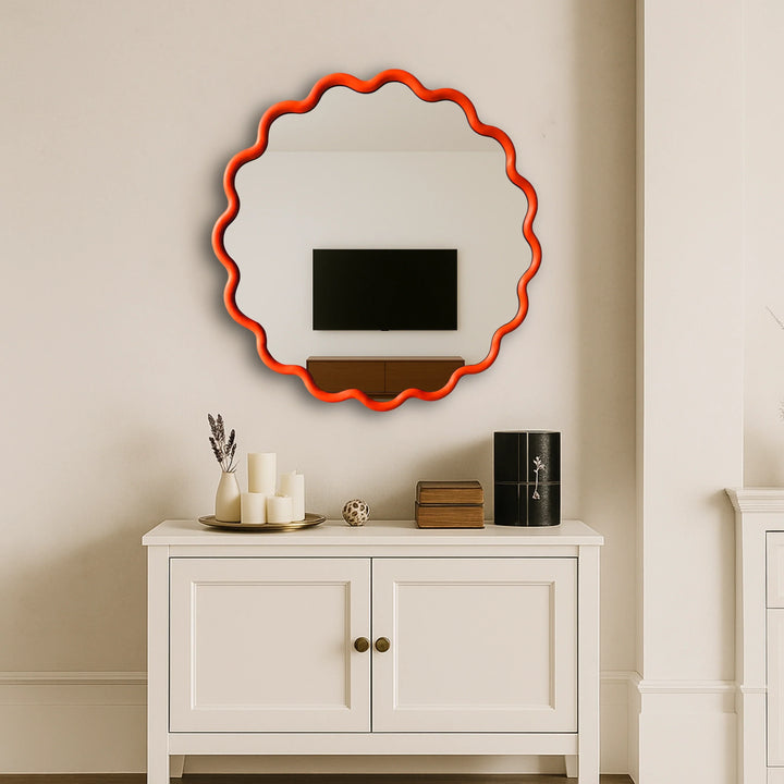Round Wave Mirror by Interior Moderna - view 10
