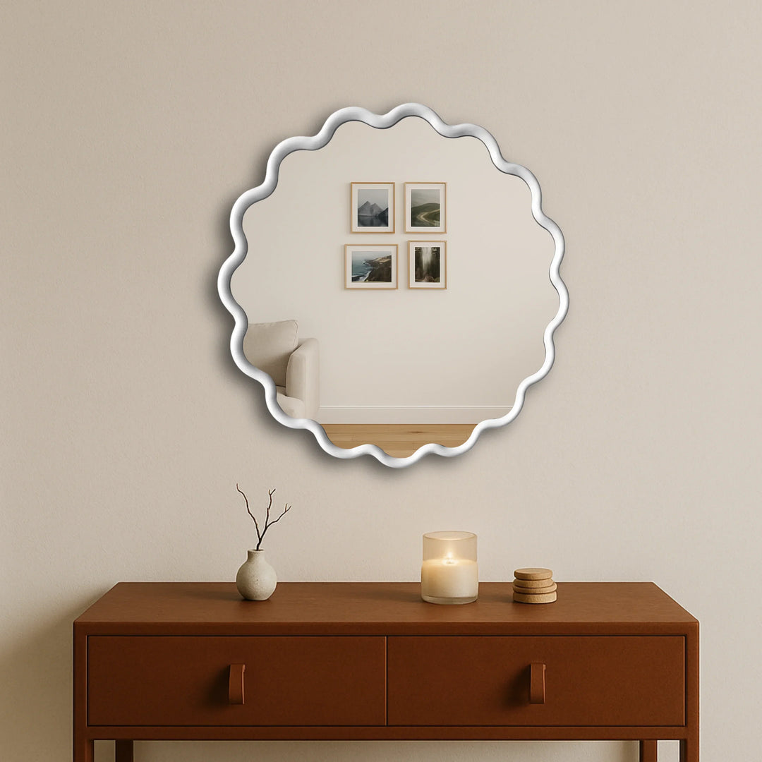 Round Wave Mirror by Interior Moderna - view 5