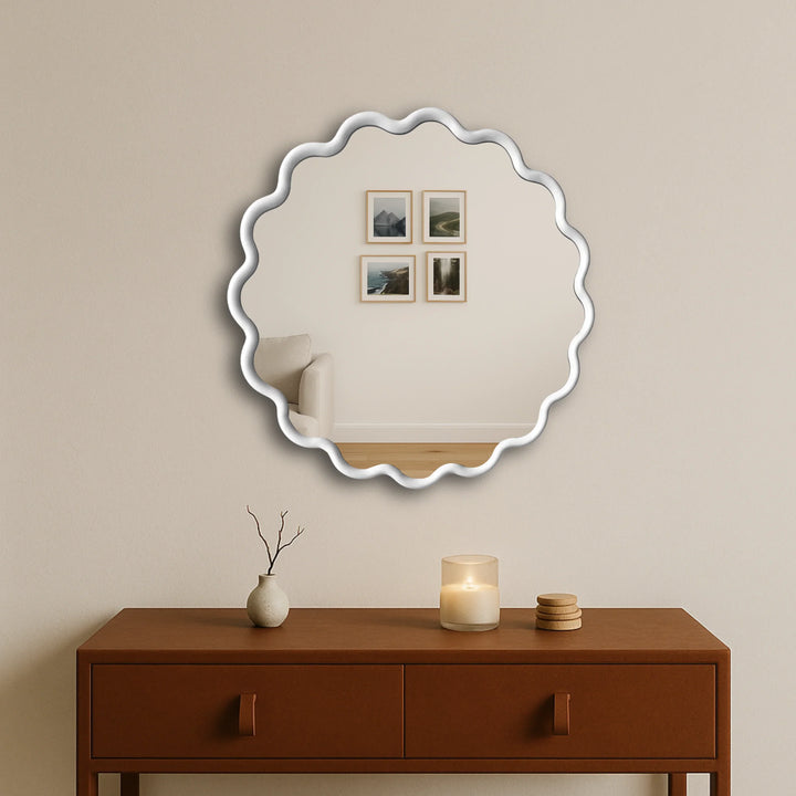 Round Wave Mirror by Interior Moderna - view 5