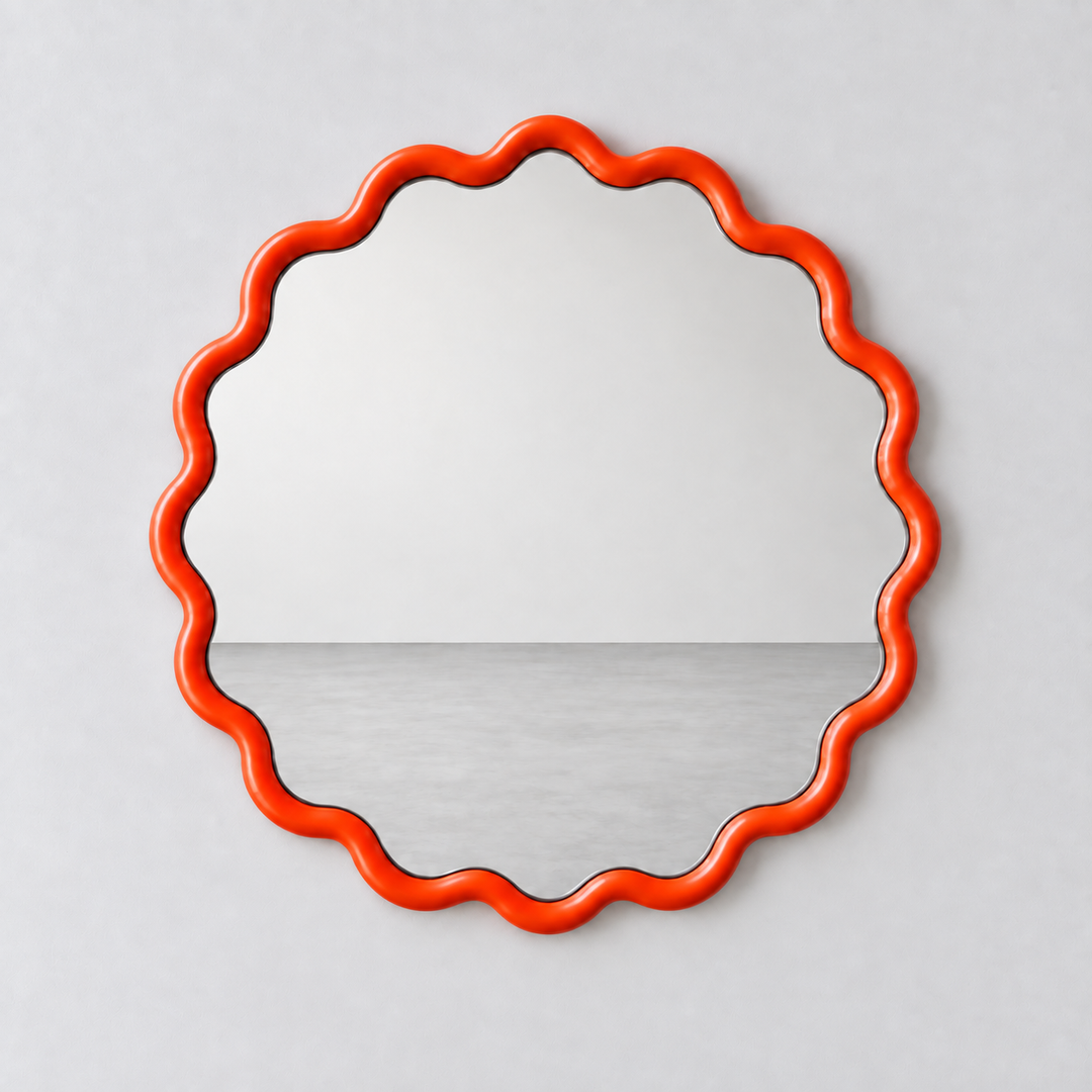 Round Wave Mirror by Interior Moderna - view 6