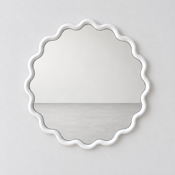 Round Wave Mirror