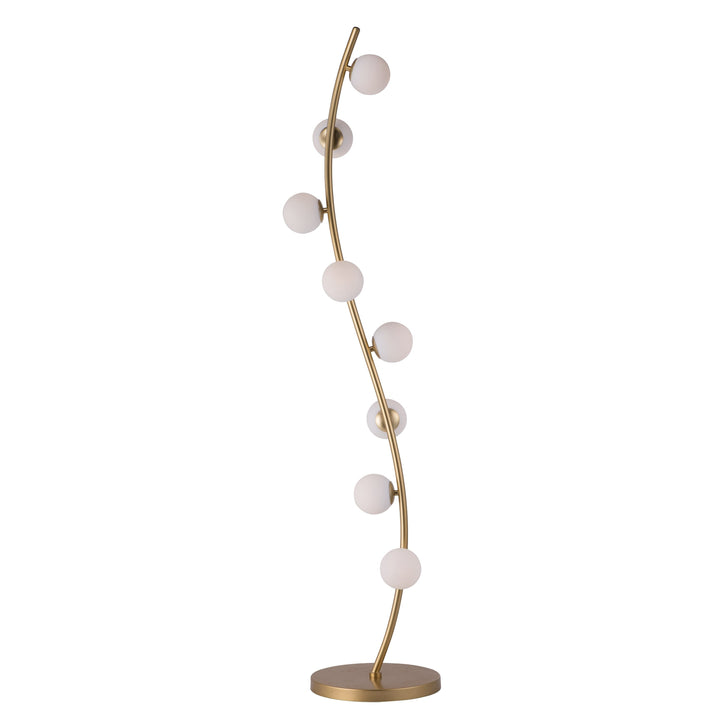 Rover LED Floor Lamp by ET2 Lighting in Metallic Gold, front view