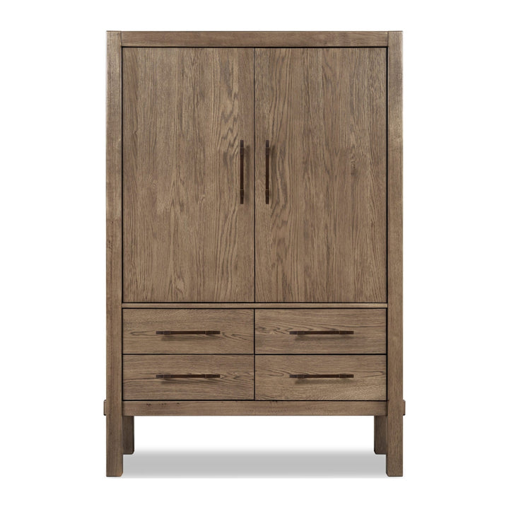 Roycroft Accent Chest by Modus in Harvest Wood — on a white background