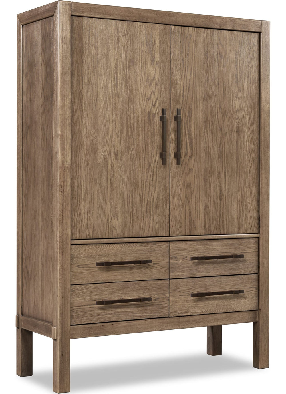 Roycroft Accent Chest in Harvest Wood — on a white background