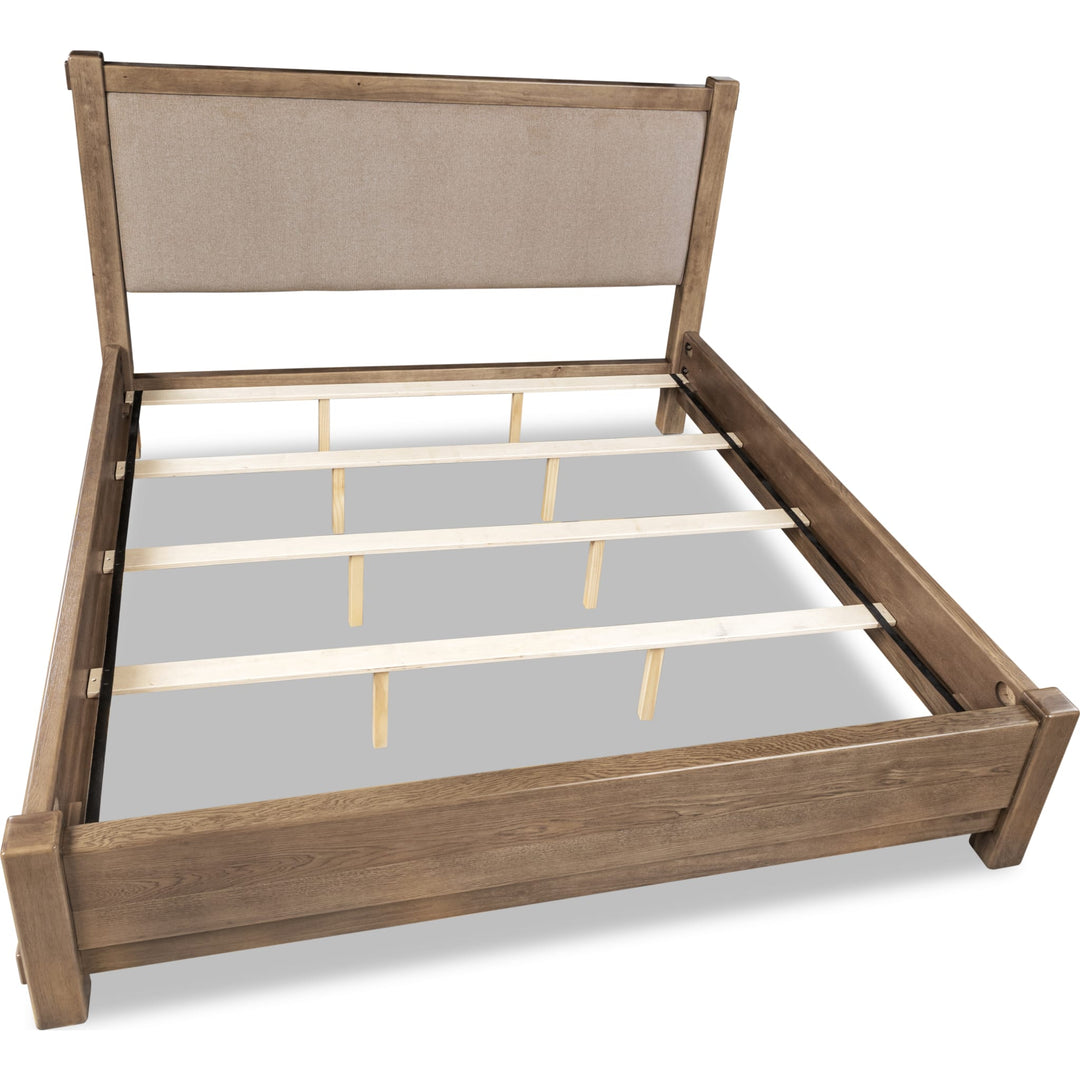 Roycroft Bed — without mattress, showing slat platform