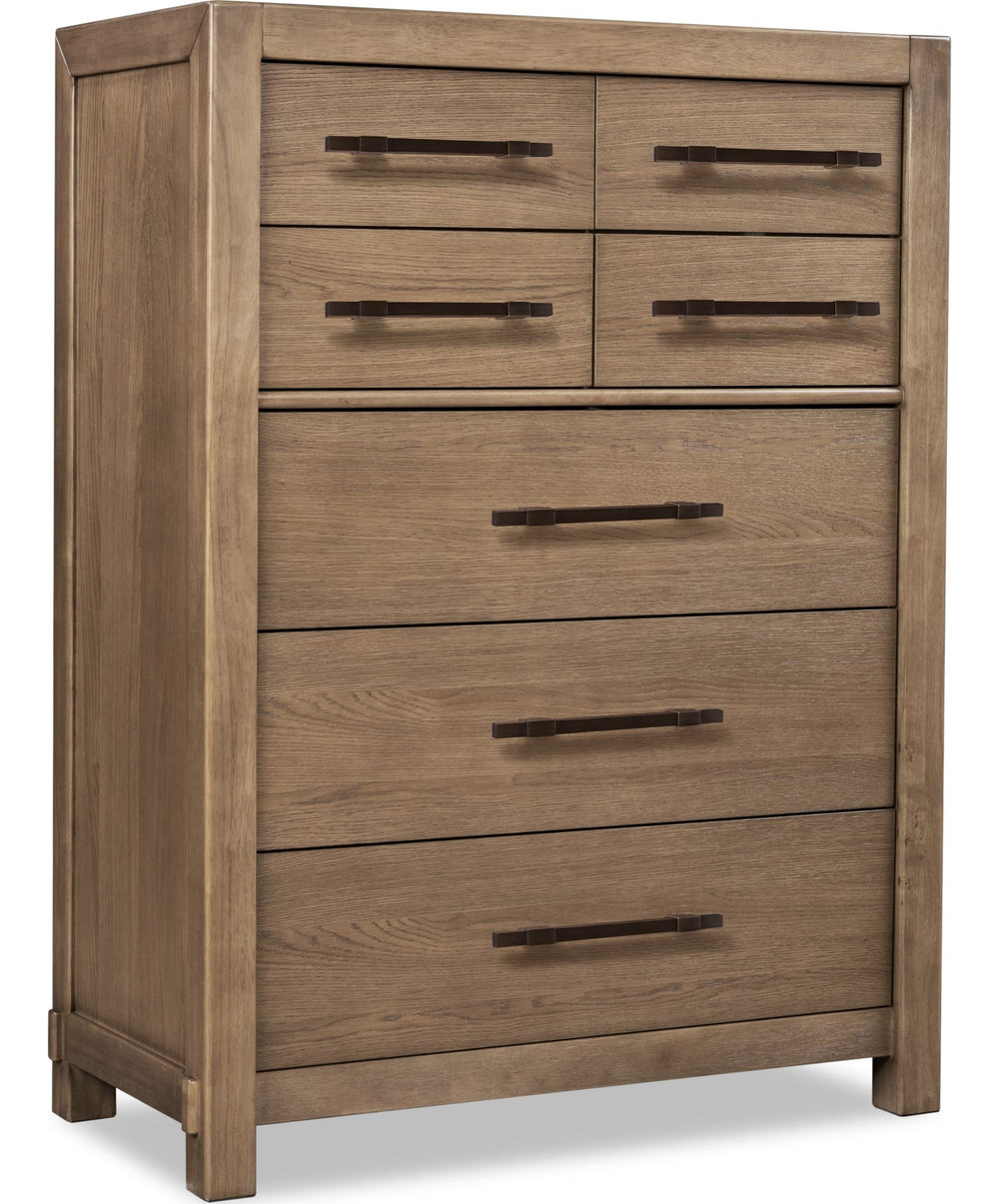 Roycroft Chest in Harvest Wood — on a white background