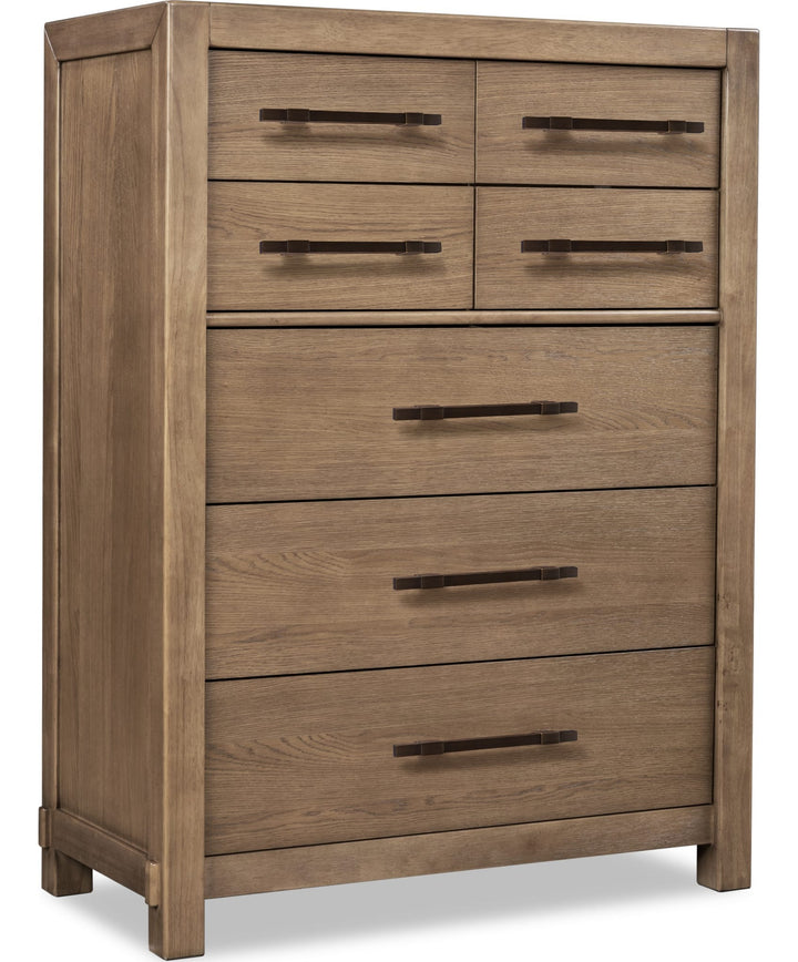Roycroft Chest in Harvest Wood — on a white background