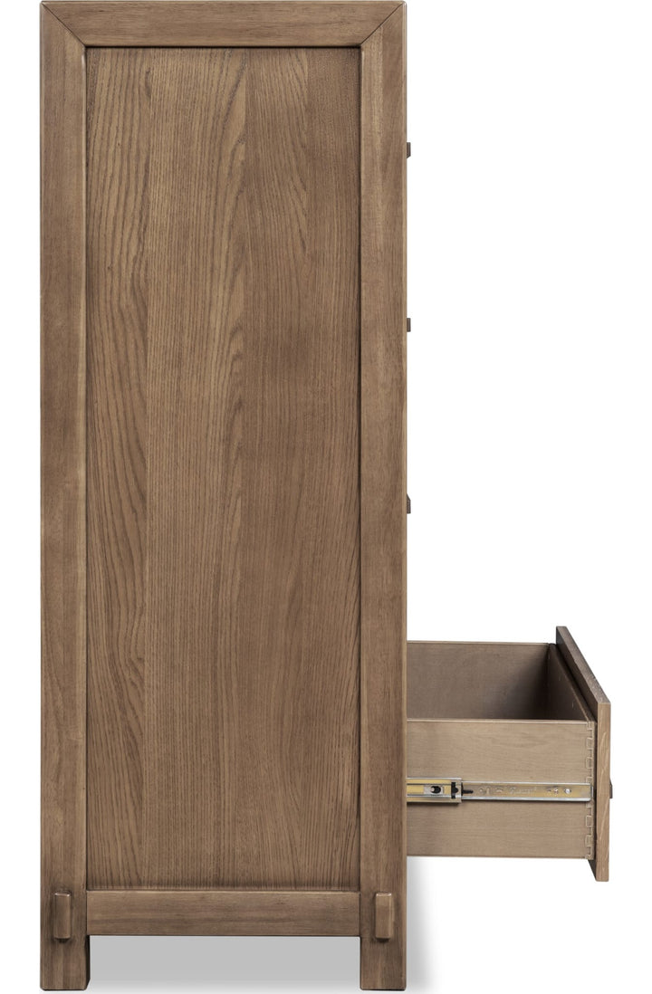Roycroft Chest in Harvest Wood — side view