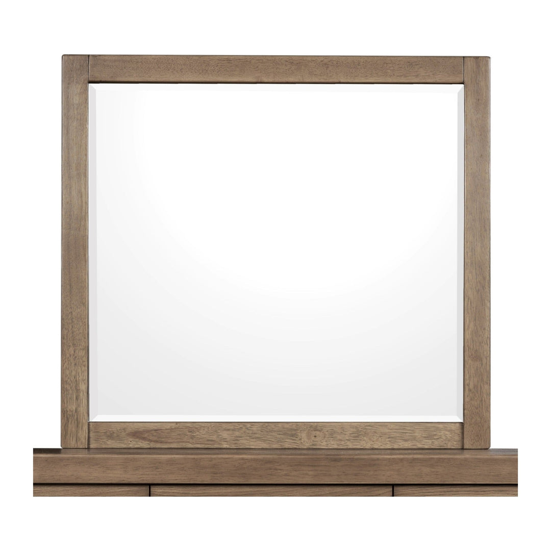 Roycroft Dresser Mirror by Modus in Harvest Wood — on a white background