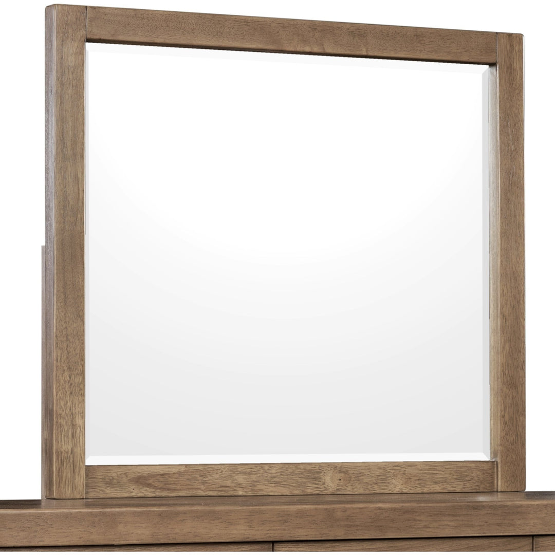 Roycroft Dresser Mirror in Harvest Wood — on a white background