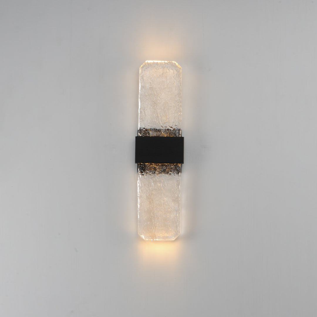 Rune LED Outdoor Wall Sconce - Large by ET2 Lighting, styled view 2