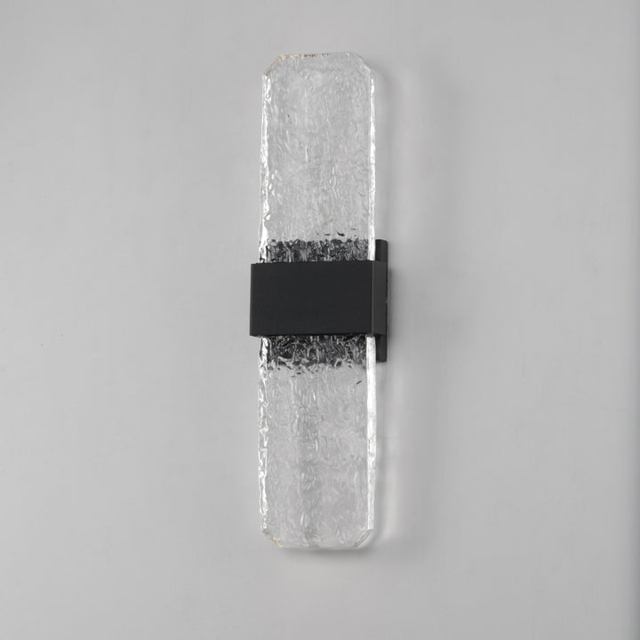 Rune LED Outdoor Wall Sconce - Large by ET2 Lighting, styled view 3