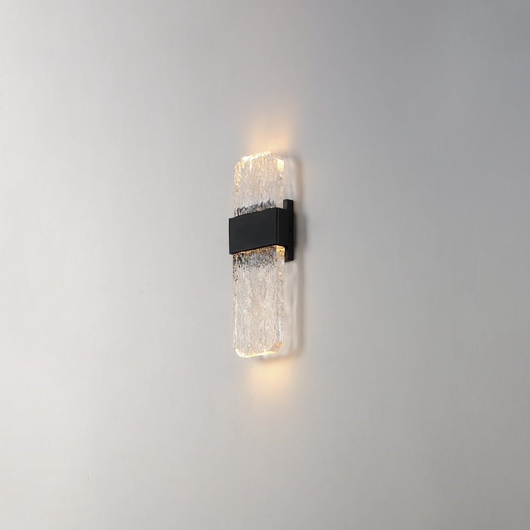 Rune LED Outdoor Wall Sconce - Medium by ET2 Lighting, styled view 3
