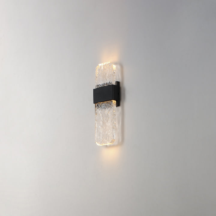 Rune LED Outdoor Wall Sconce - Medium by ET2 Lighting, styled view 3