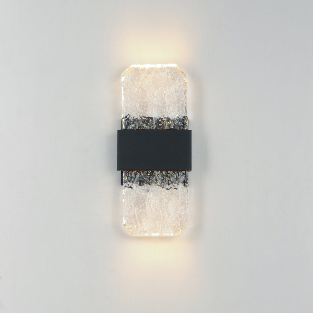 Rune LED Outdoor Wall Sconce - Small by ET2 Lighting, styled view 1