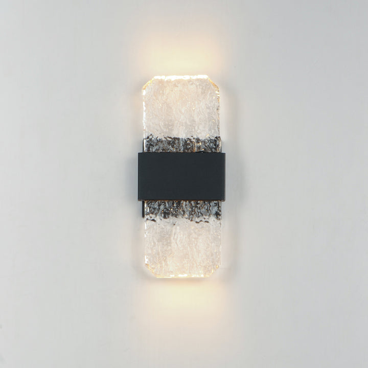 Rune LED Outdoor Wall Sconce - Small by ET2 Lighting, styled view 1