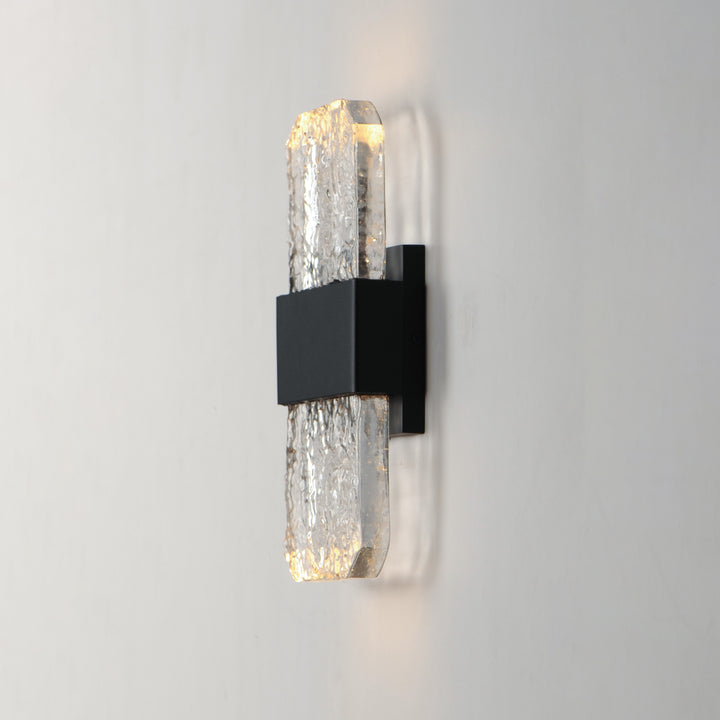 Rune LED Outdoor Wall Sconce - Small by ET2 Lighting, styled view 3