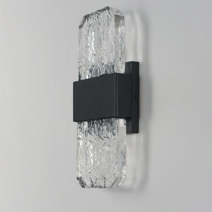 Rune LED Outdoor Wall Sconce - Small by ET2 Lighting, styled view 4