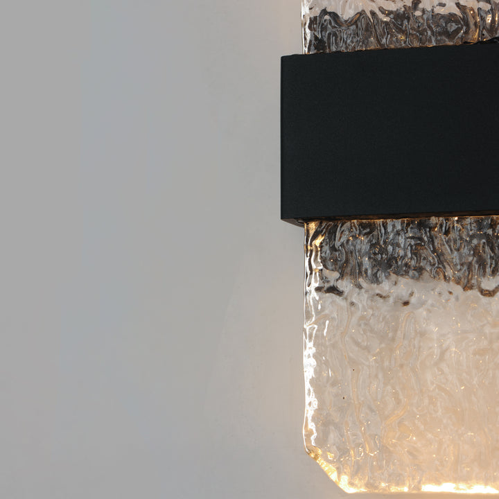 Rune LED Outdoor Wall Sconce - Small by ET2 Lighting, styled view 6