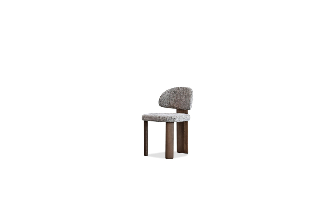 SAKE Dining Chair in Koala Tweed