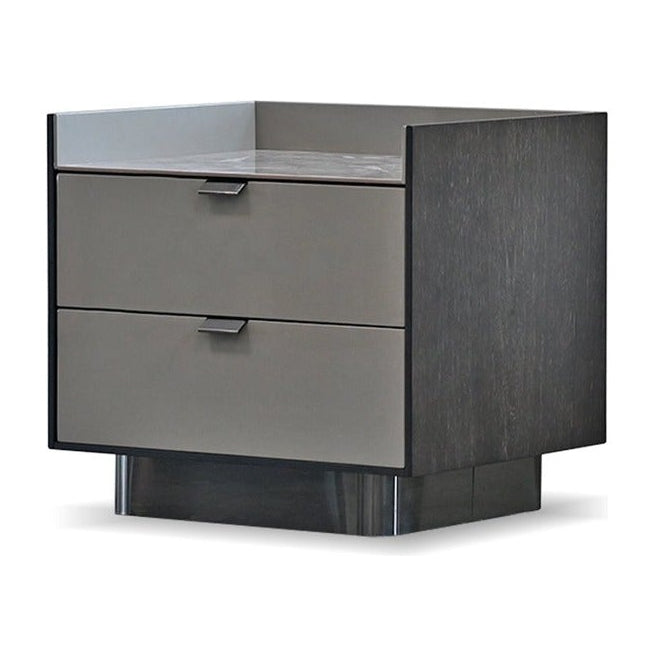 SALAZAR Side Table in Smoke Grey Mobital