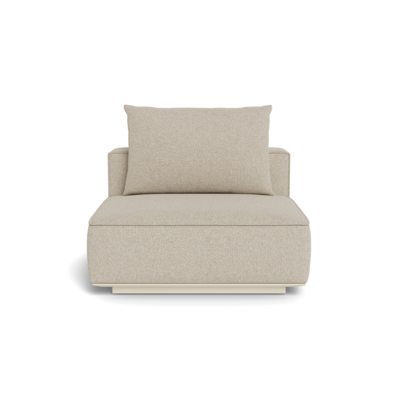 Santorini Armless Single Outdoor Lounge Chair Harbour Outdoor