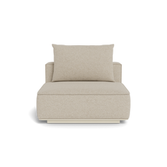 Santorini Armless Single Outdoor Lounge Chair Harbour Outdoor