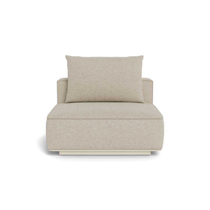 Santorini Armless Single Outdoor Lounge Chair Harbour Outdoor