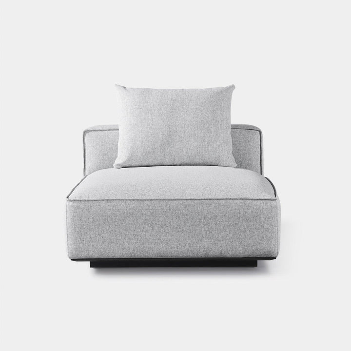Santorini Armless Single Outdoor Lounge Chair Harbour Outdoor