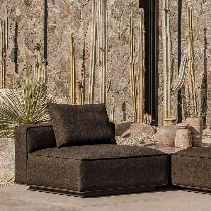 Santorini Armless Single Outdoor Lounge Chair Harbour Outdoor