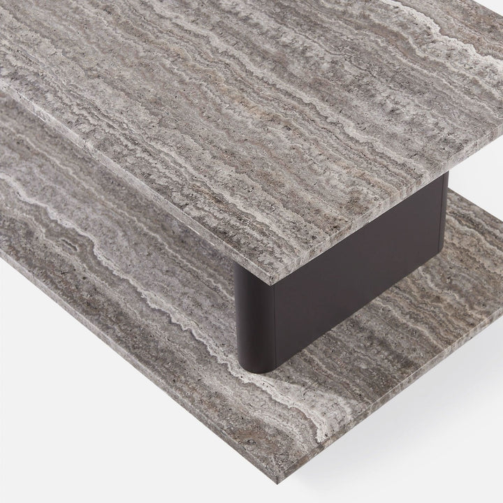 Santorini Stone Rectangle Side Table Outdoor Side Tables Harbour Outdoor