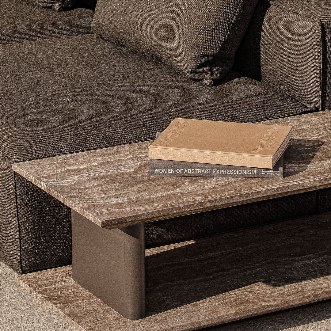 Santorini Stone Rectangle Side Table Outdoor Side Tables Harbour Outdoor