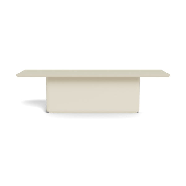 Santorini Slatted Rectangle Dining Table 108" by Harbour Outdoor — full product view