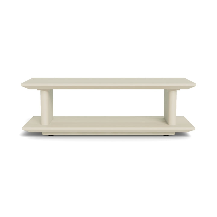 Santorini Slatted Rectangle Side Table by Harbour Outdoor — full product view