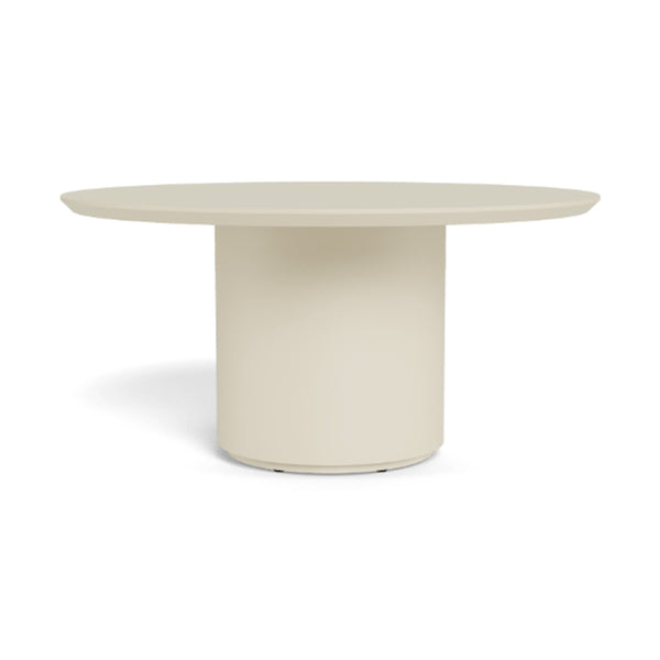 Santorini Slatted Round Dining Table 60" by Harbour Outdoor — full product view
