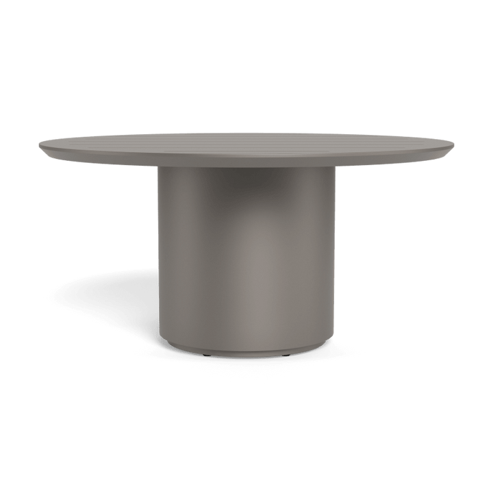 Santorini Slatted Round Dining Table 60" Outdoor Dining Tables Harbour Outdoor