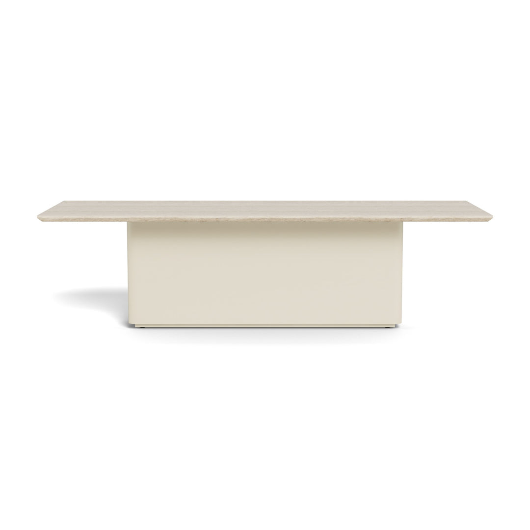 Santorini Stone Rectangle Dining Table 108" by Harbour