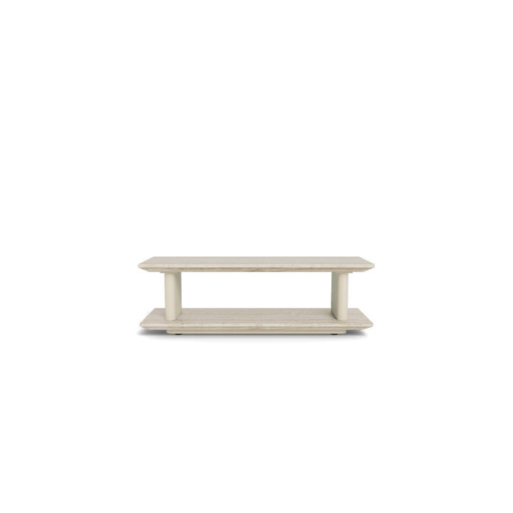 Santorini Stone Rectangle Side Table Outdoor Side Tables Harbour Outdoor