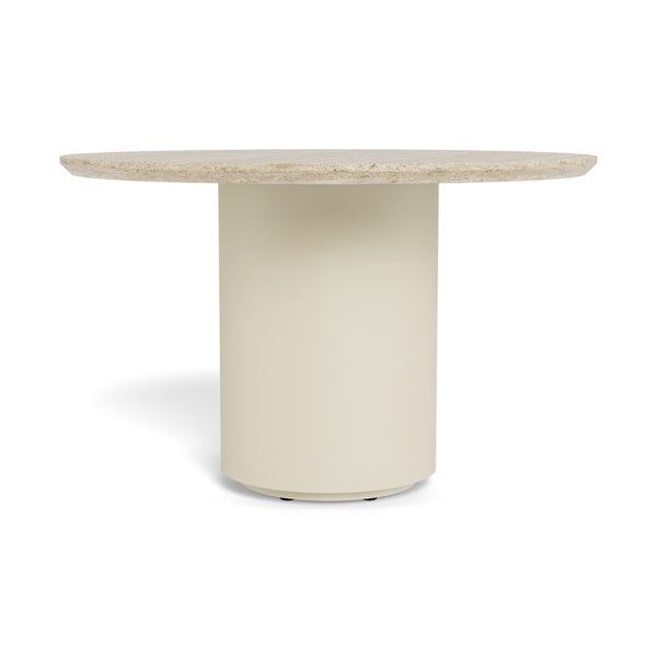 Santorini Stone Round Dining Table 48" by Harbour Outdoor — full product view