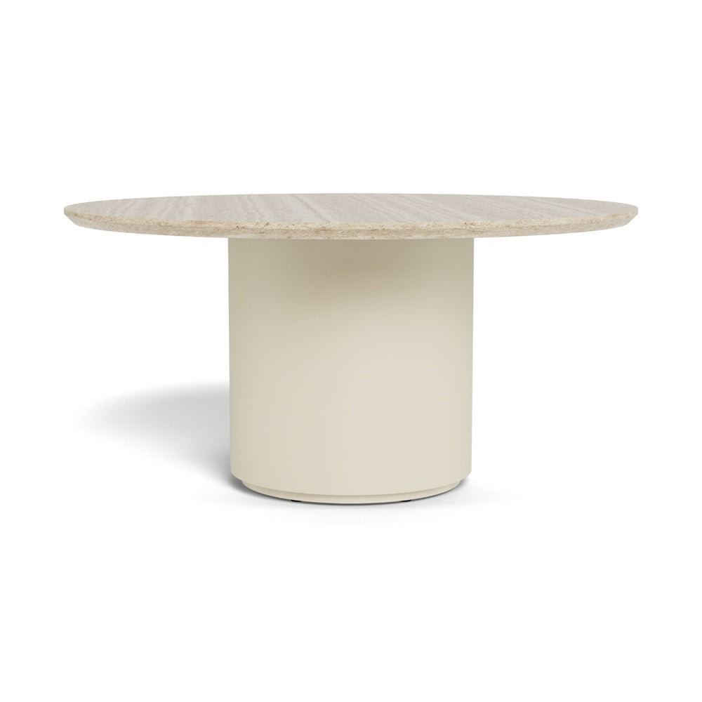 Santorini Stone Round Dining Table 60" by Harbour Outdoor — full product view