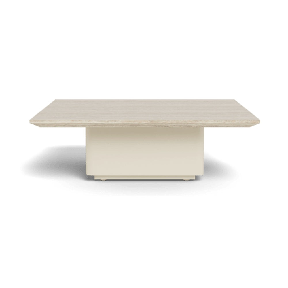Santorini Stone Square Side Table by Harbour Outdoor — full product view