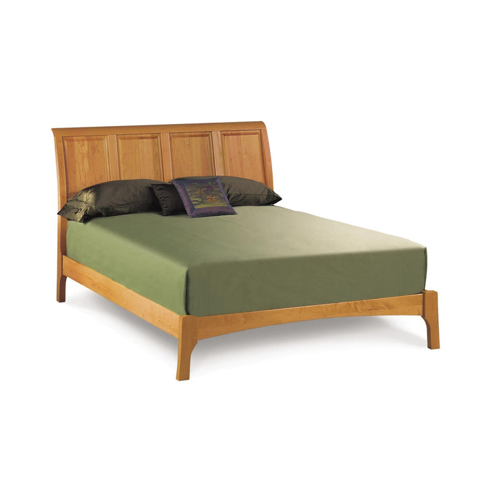 Sarah sleigh bed in natural cherry