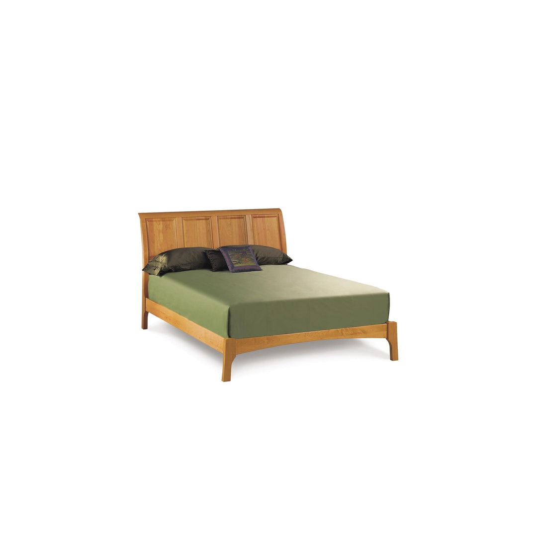 Sarah Sleigh Bed with 45-inch Headboard and Low Footboard product view