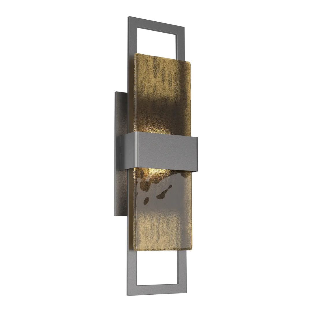 Sasha Outdoor Sconce by Hammerton Studio in Argento Grey