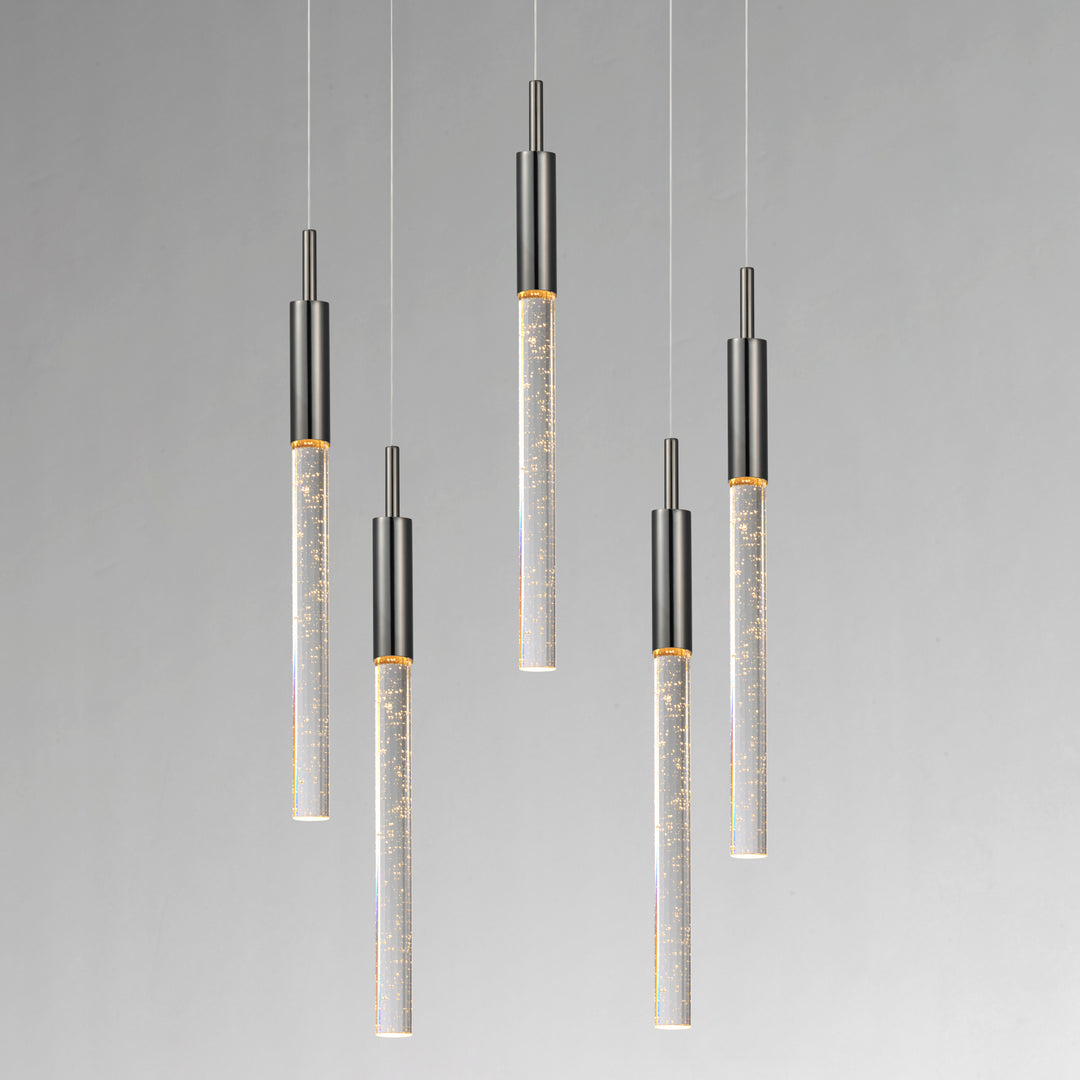 Scepter 5-Light LED Pendant by ET2 Lighting, styled view 2