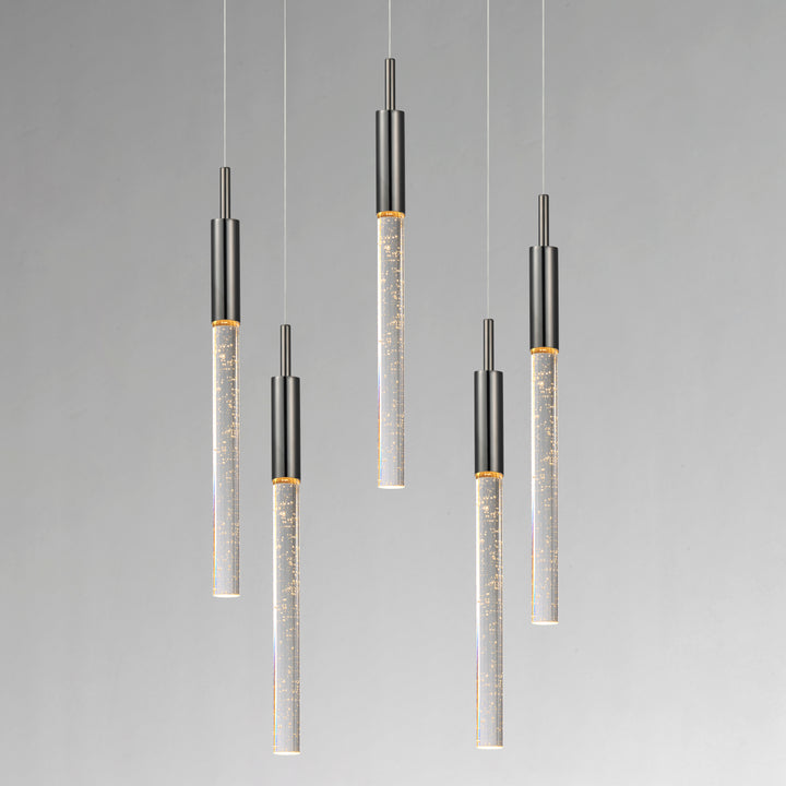 Scepter 5-Light LED Pendant by ET2 Lighting, styled view 2