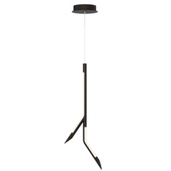 Scion 24" LED Pendant by ET2 Lighting in Black finish