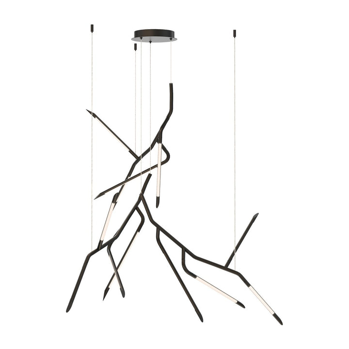 Scion 53" 3-Light LED Pendant by ET2 Lighting in Black
